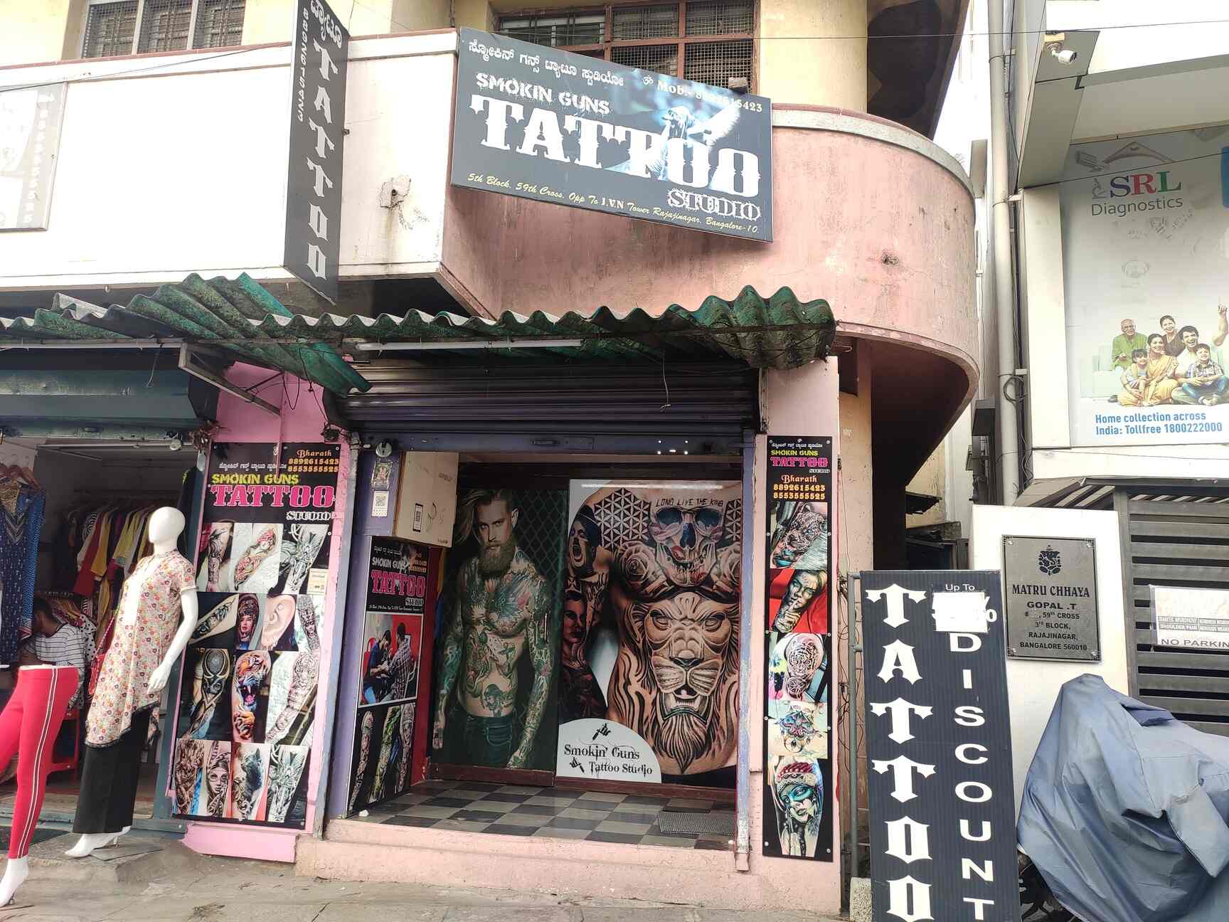 Smokin Guns Tattoo Studio Rajajinagar 5th Block Tattoo Artists In Bangalore Justdial