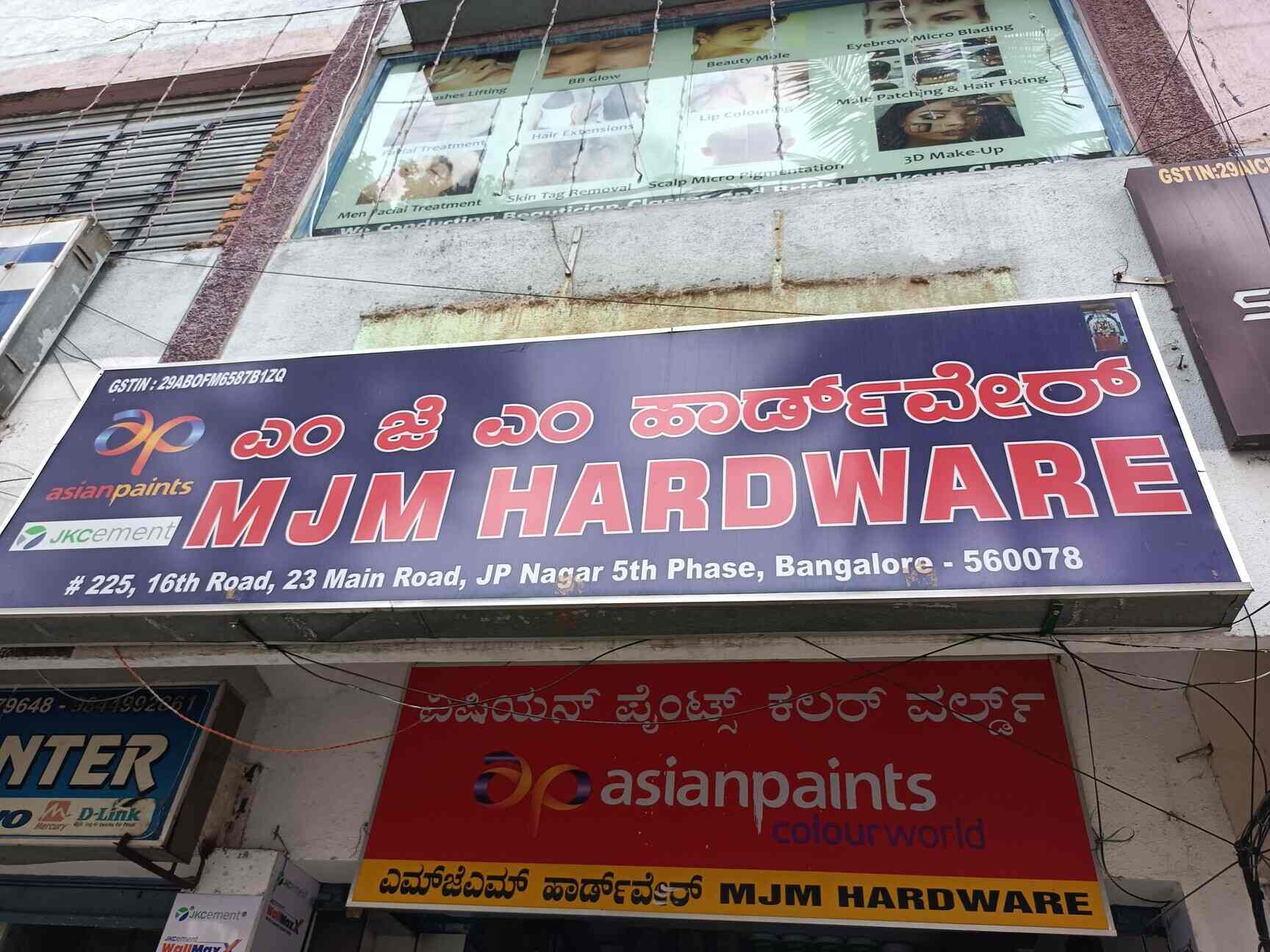 MJM Hardware in Jp Nagar,Bangalore Best Asian PaintsPaint Dealers in
