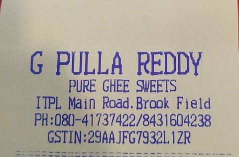 Find list of G Pulla Reddy Sweets in Sanjay Nagar, Bangalore near me ...