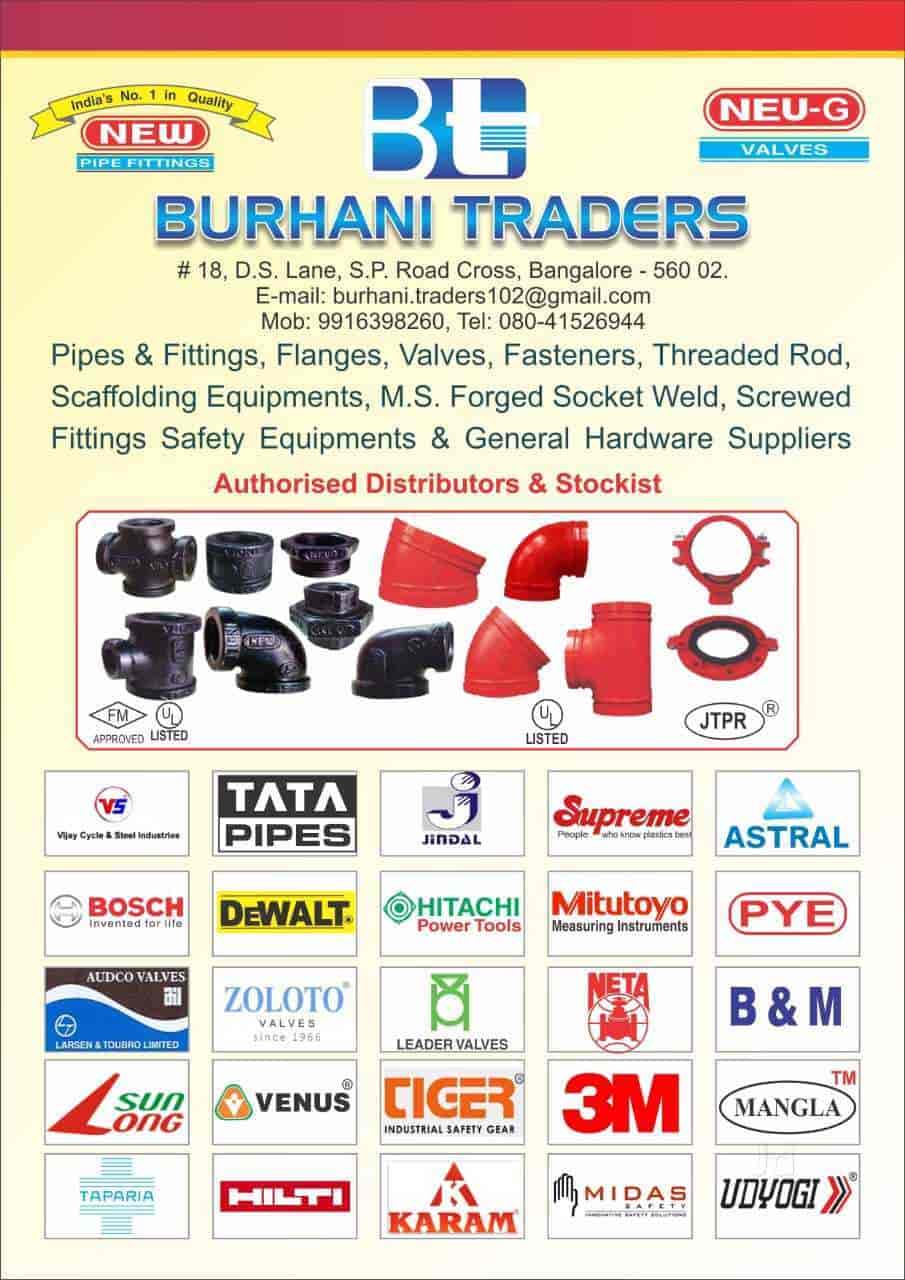 Burhani Traders, SP Road MS Pipe Dealers in Bangalore Justdial