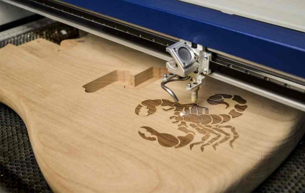 Laser wood clearance carving machine