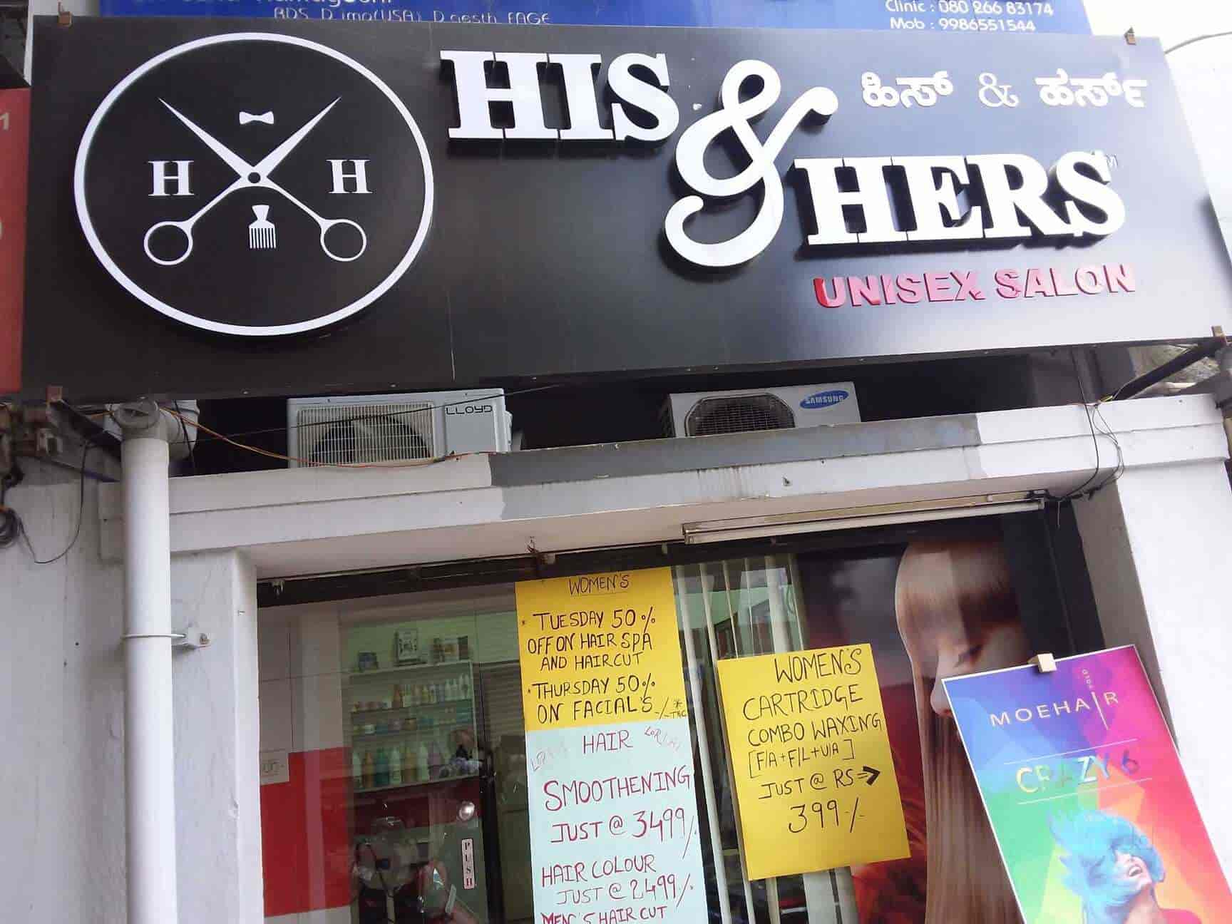 His and hers on sale hair salon