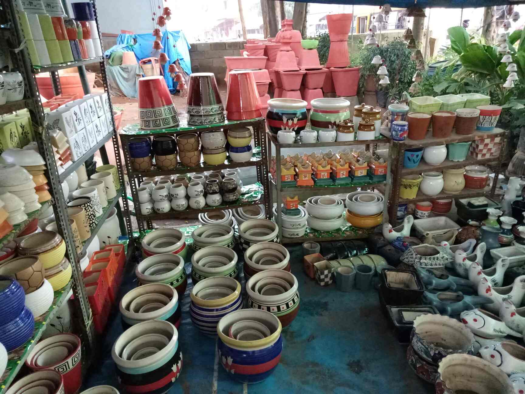 Ceramic Garden Pots In Bangalore Fasci Garden