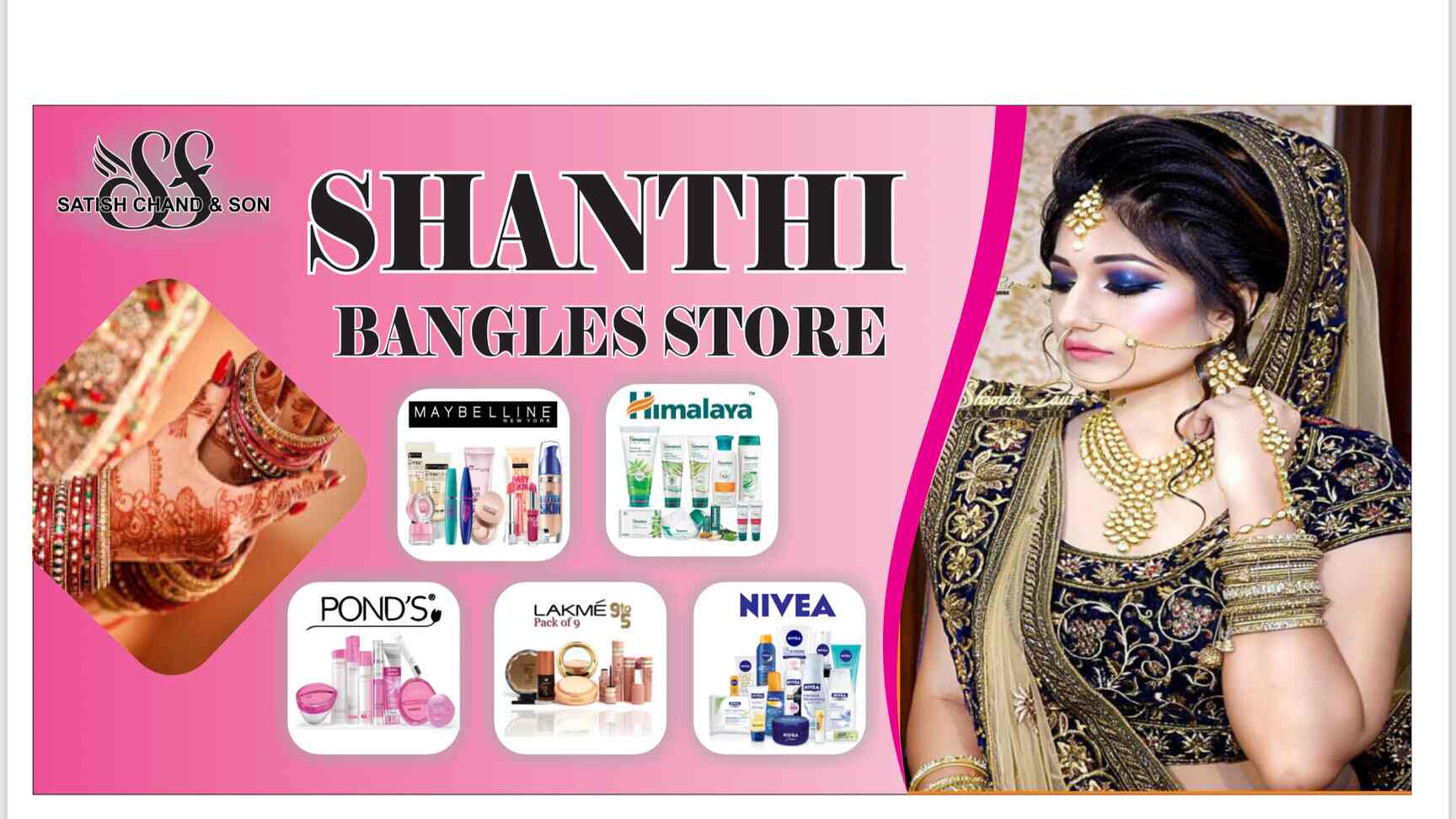 Shanthi Bangles Store in Govindapura,Bangalore Best Maybelline