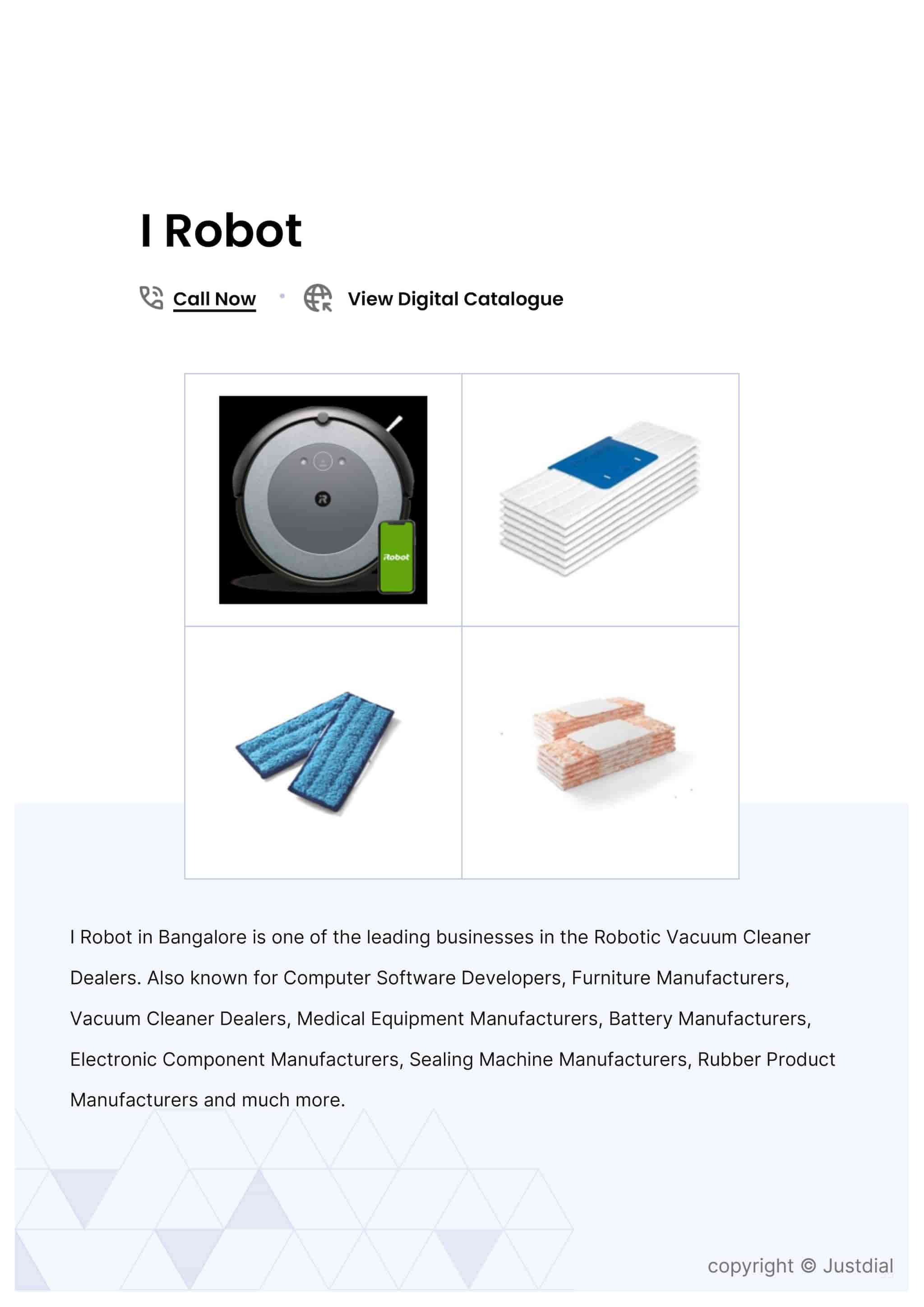 Robot Vacuum iRobot Roomba 698 in Bangalore at ₹ 23,900 Unit by