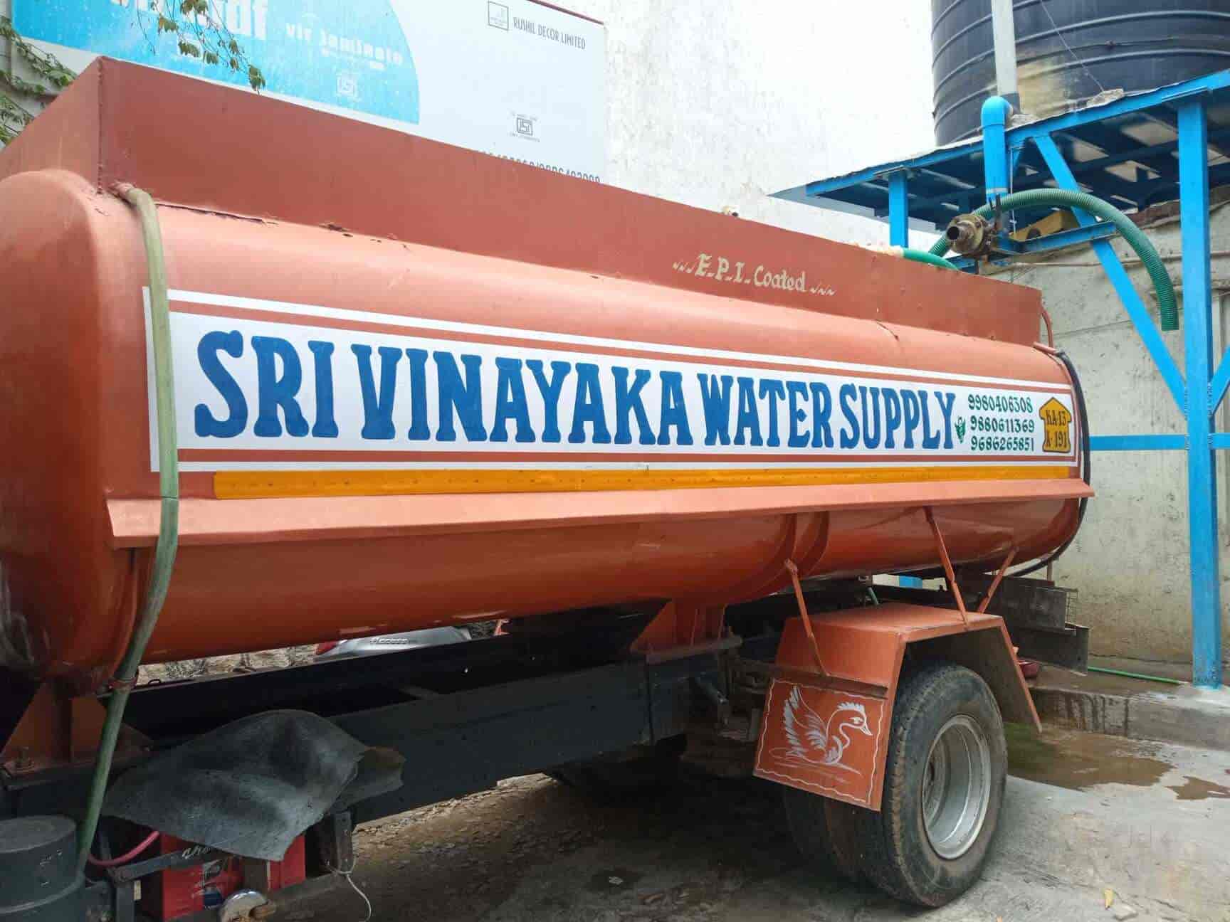 Sri Vinayaka Water Supply in Bangalore Best Water Suppliers in