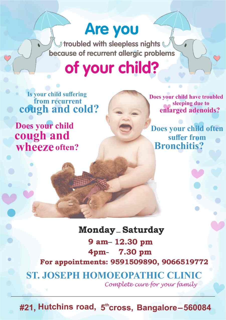 St Joseph Homeopathic Clinic in Hutchins Road,Bangalore Best Homeopathic Clinics in Bangalore