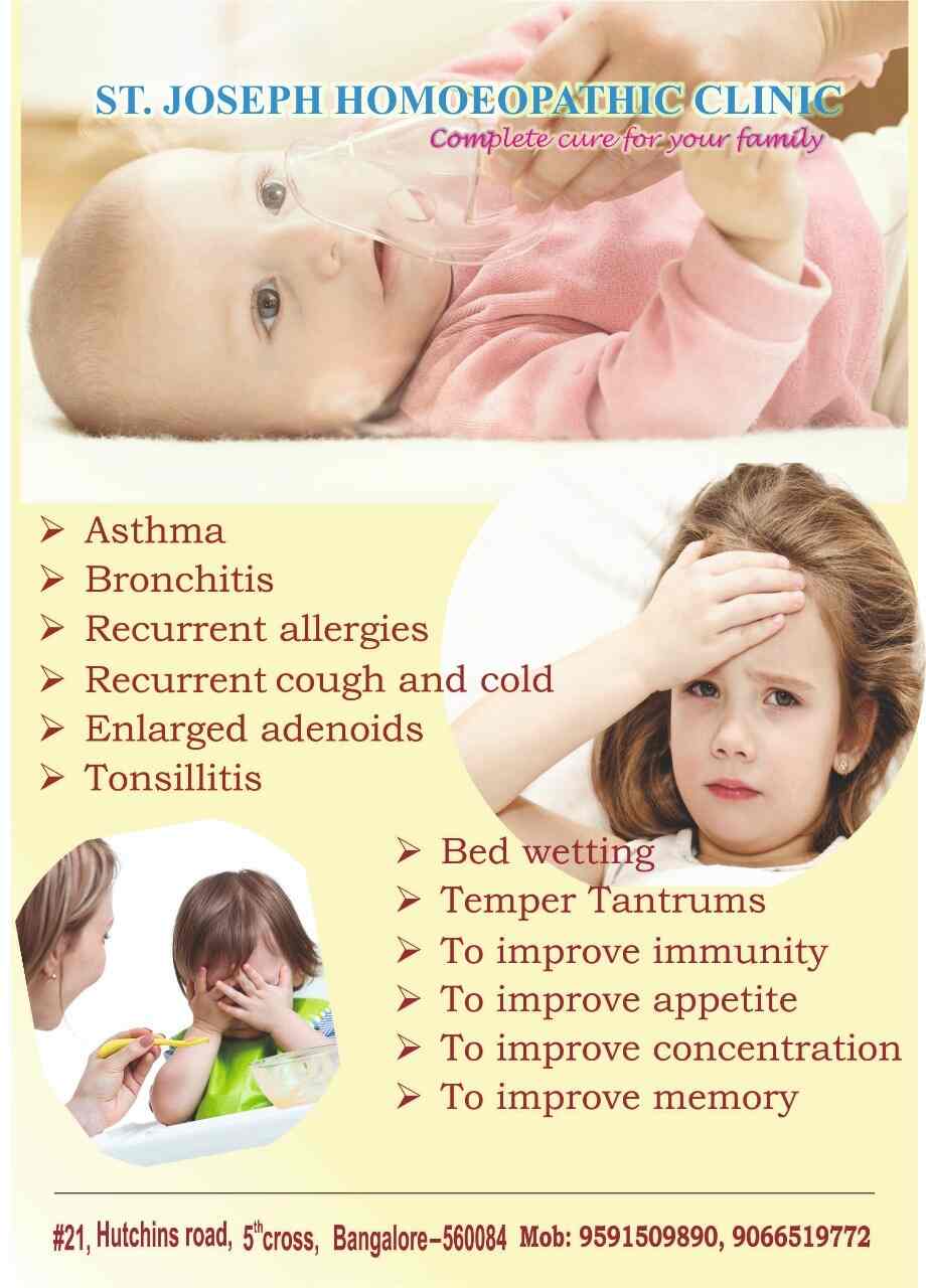 St Joseph Homeopathic Clinic in Hutchins Road,Bangalore Best Homeopathic Clinics in Bangalore