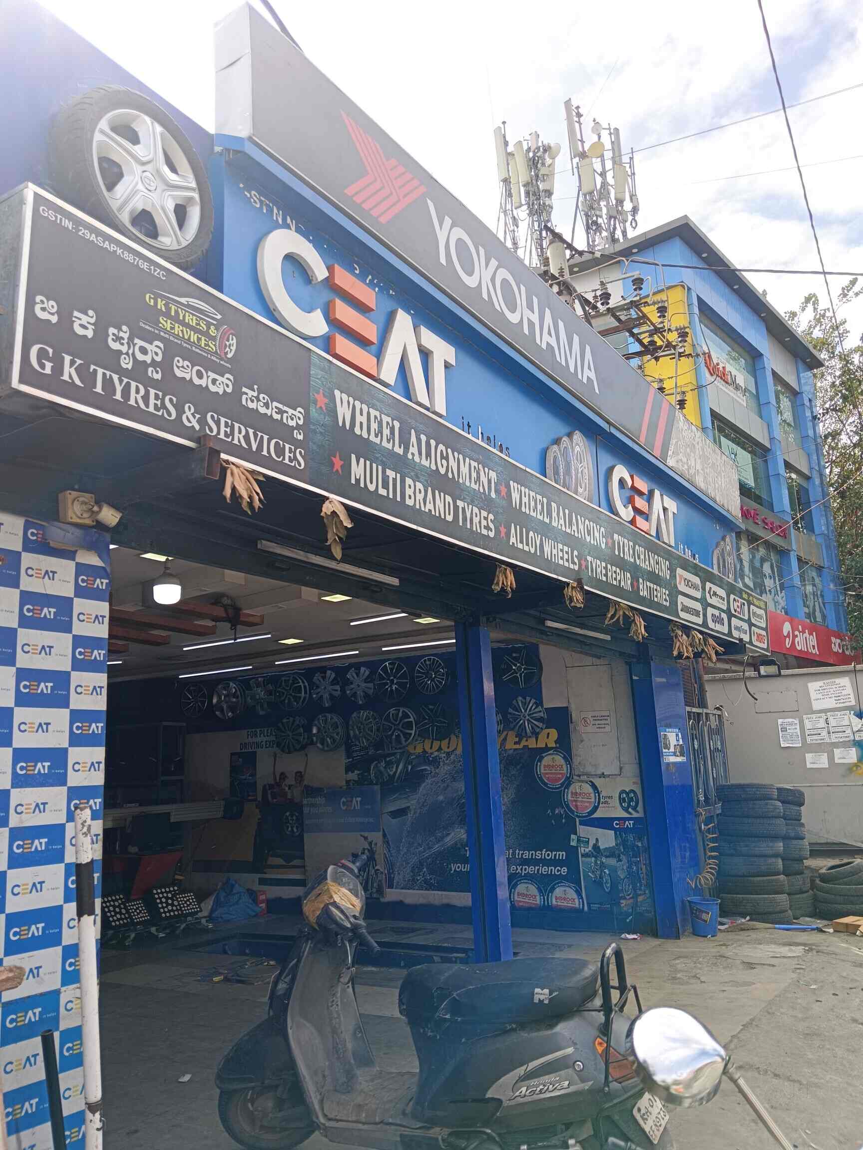 Gk Tyres and Services in Ramamurthy Nagar,Bangalore Best CeatCar