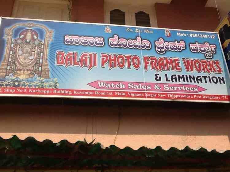 Balaji Frame Shop in Vignana Nagar,Bangalore Best Acrylic Photo Frame