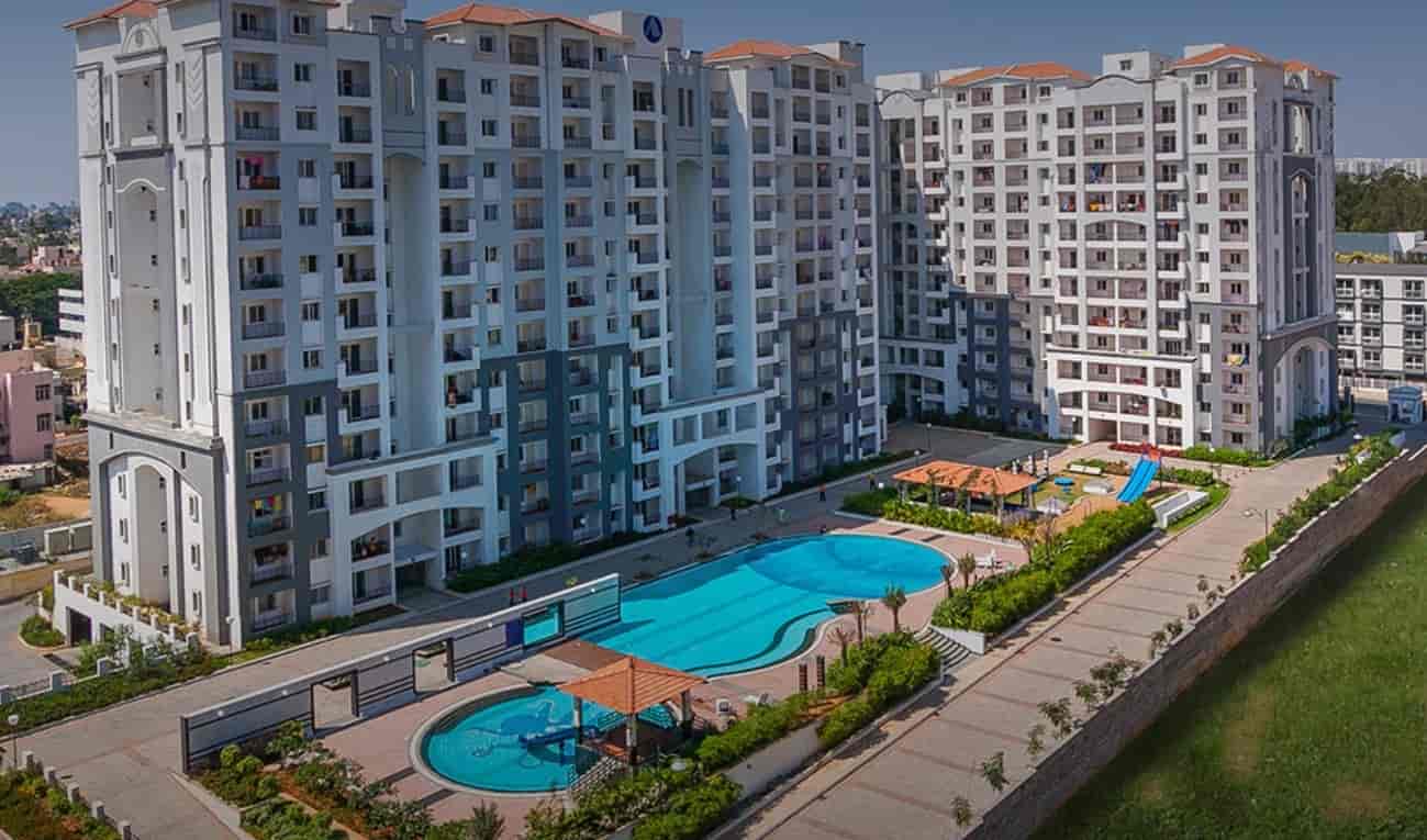 3 BHK Flat in Adarsh Rhythm Apartments in Panduranga Nagar, Bangalore