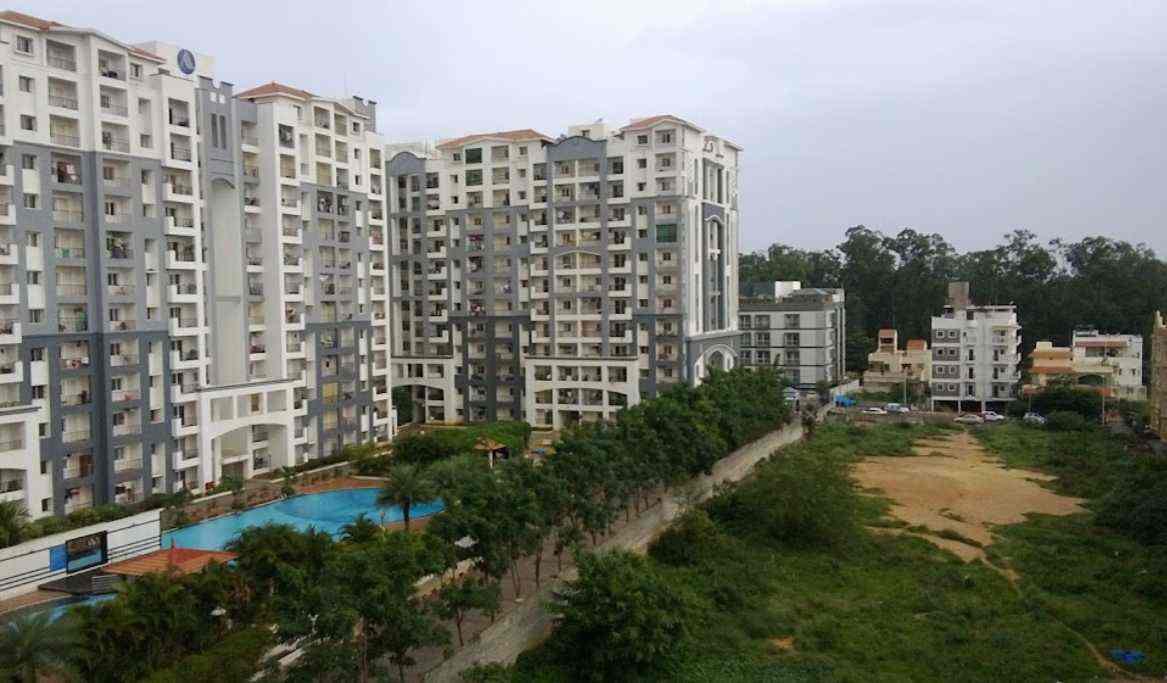 3 BHK Flat in Adarsh Rhythm Apartments in Panduranga Nagar, Bangalore