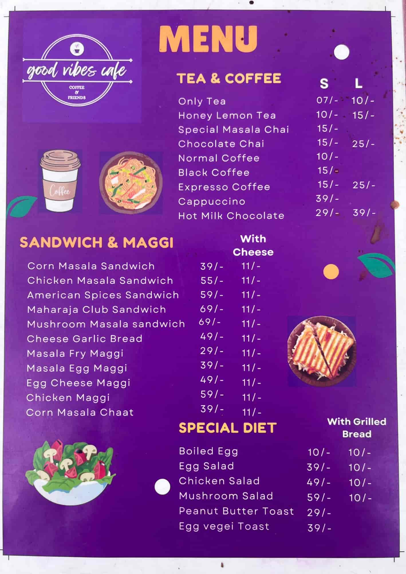 Good vibes cafe online