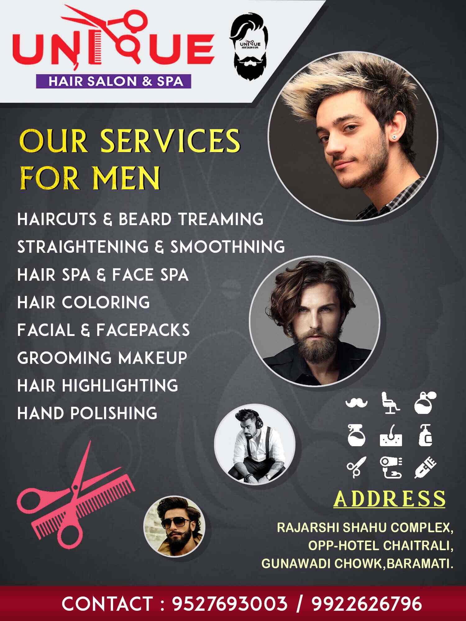 Unique Hair salon Spa Photos, Baramati HO, baramati- Pictures & Images  Gallery - Justdial