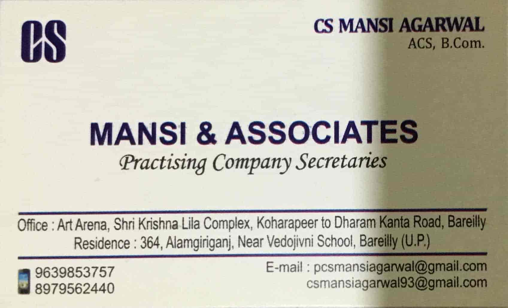 MANSI & Associates - Company Secretaries