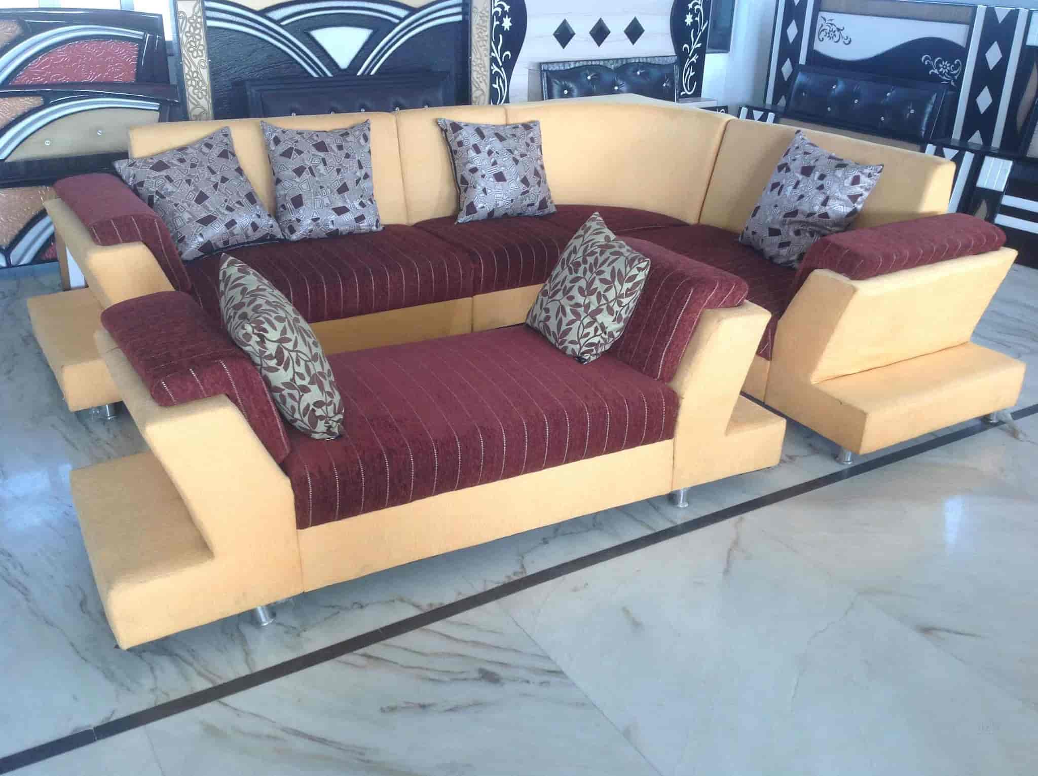Modern Brown Velvet Head Adjustable L Shape Sofa at ₹ 56000/piece in Kolkata