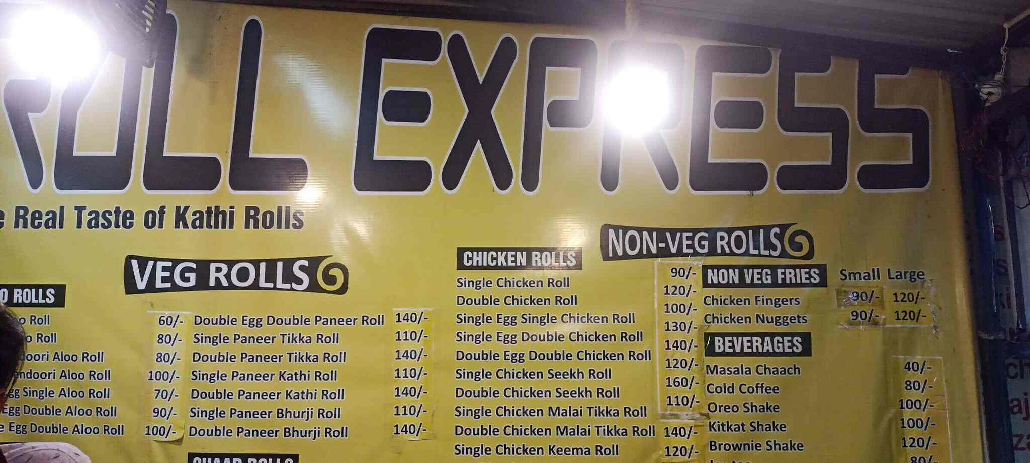 Roll Express in Bhilwara City,Bhilwara Best Fast Food in Bhilwara