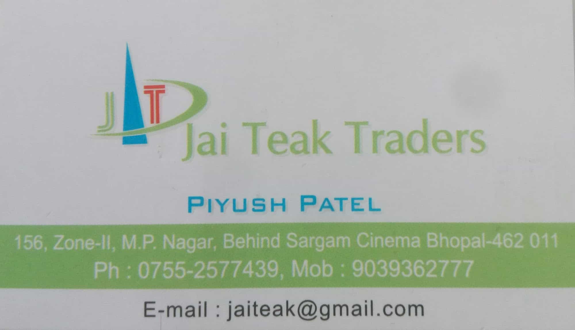 Jai Teak Traders in M P Nagar,Bhopal Best Timber Dealers in Bhopal