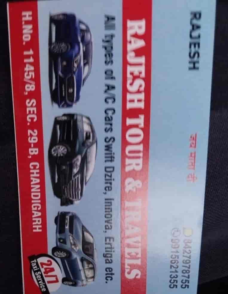 Rajesh Tour and Travel in Chandigarh Sector 29d,Chandigarh - Best Car ...