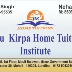 Guru Kirpa Home Tuitions Institute