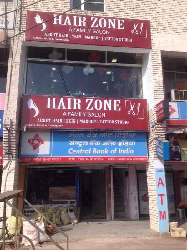 Hair Zone Salon, Chandigarh Sector 35d Salons in Chandigarh Justdial