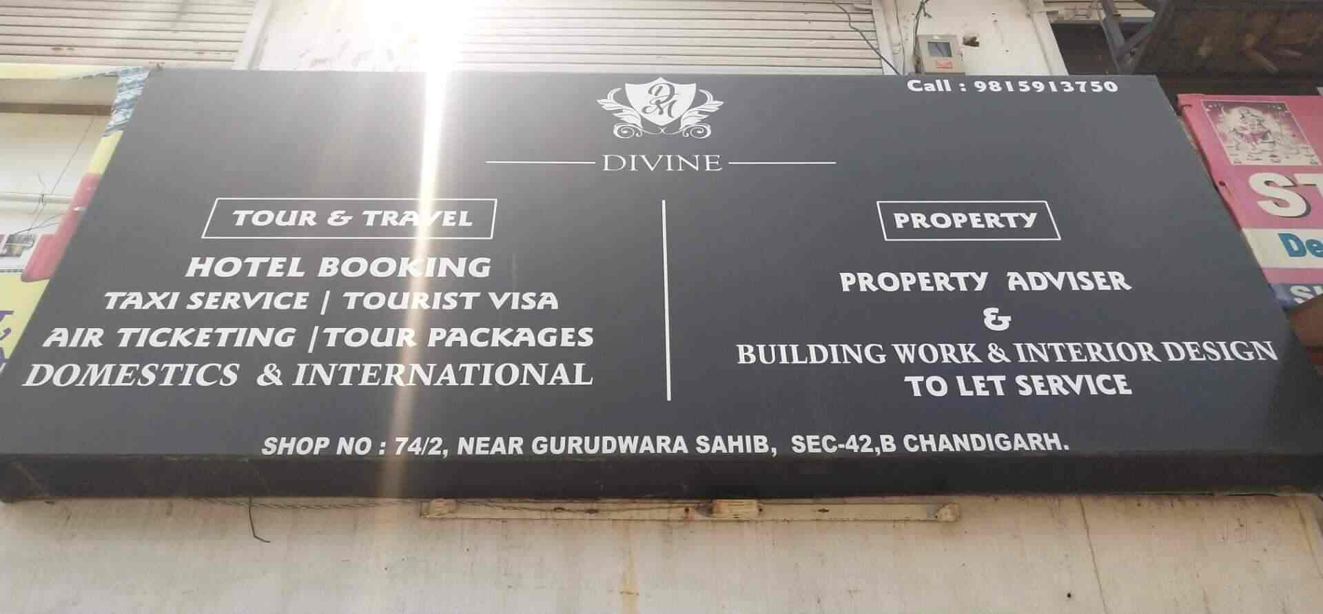 Divine Tour And Travel in Chandigarh Sector 42b,Chandigarh Best Travel Agents in Chandigarh