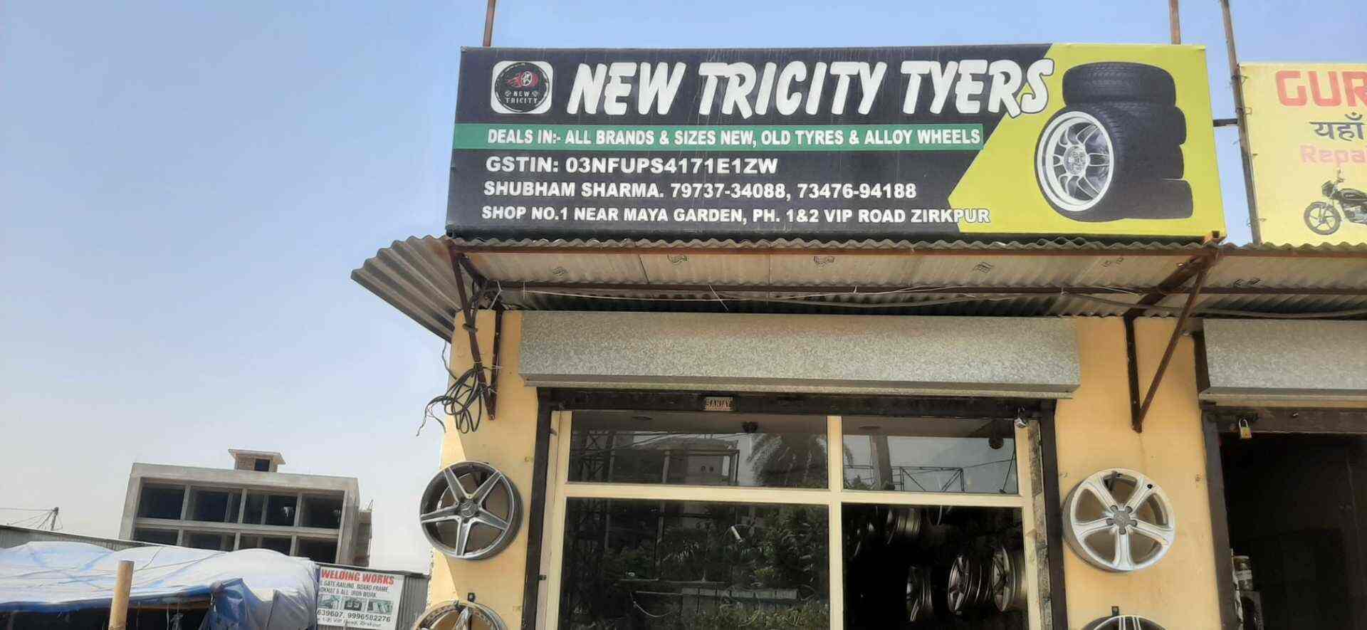 New Tricity Tyres in Zirakpur HO,Chandigarh Best Tyre Dealers in