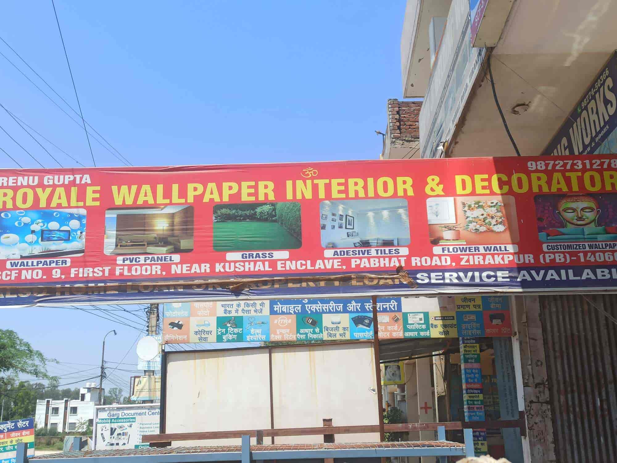 Royale Wallpaper Interior & Decorator in Zirakpur City,Chandigarh Best Interior Designers in