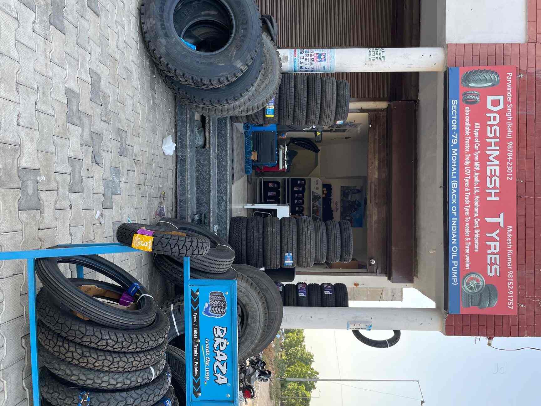 Dashmesh Tyres in Mohali Sector 79,Chandigarh Best Tyre Dealers in