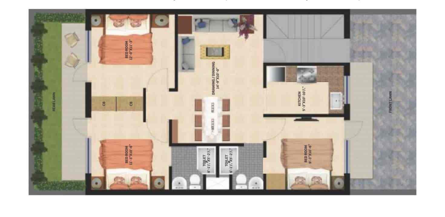 Gbp Rosewood Estate Zirakpur Price, Floor Plan, Reviews, Amenities