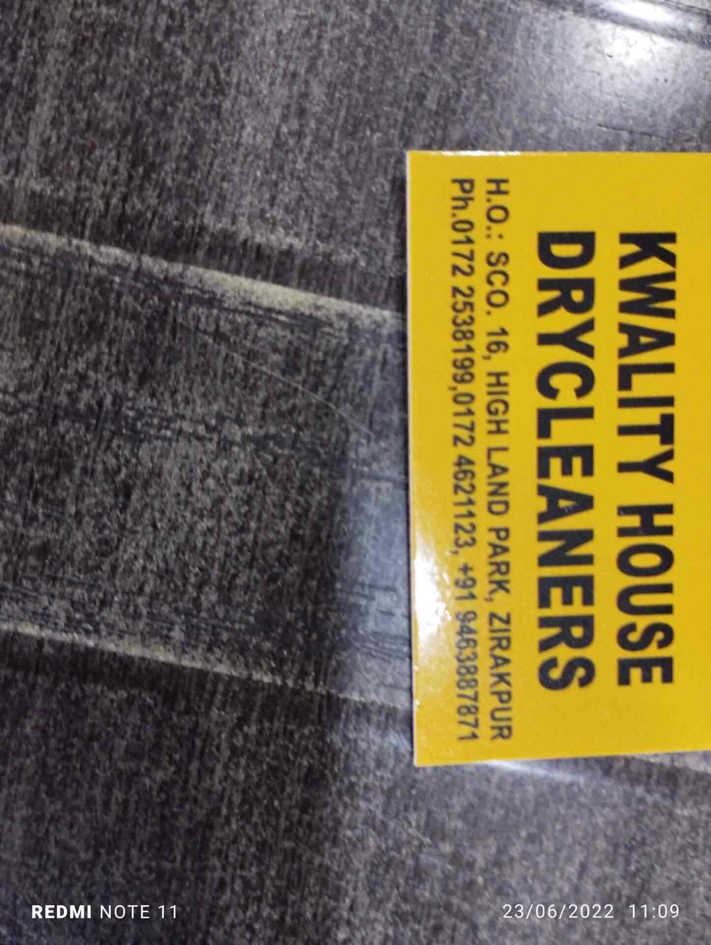 Kwality House in Dhakoli,Chandigarh Best Dry Cleaners in Chandigarh