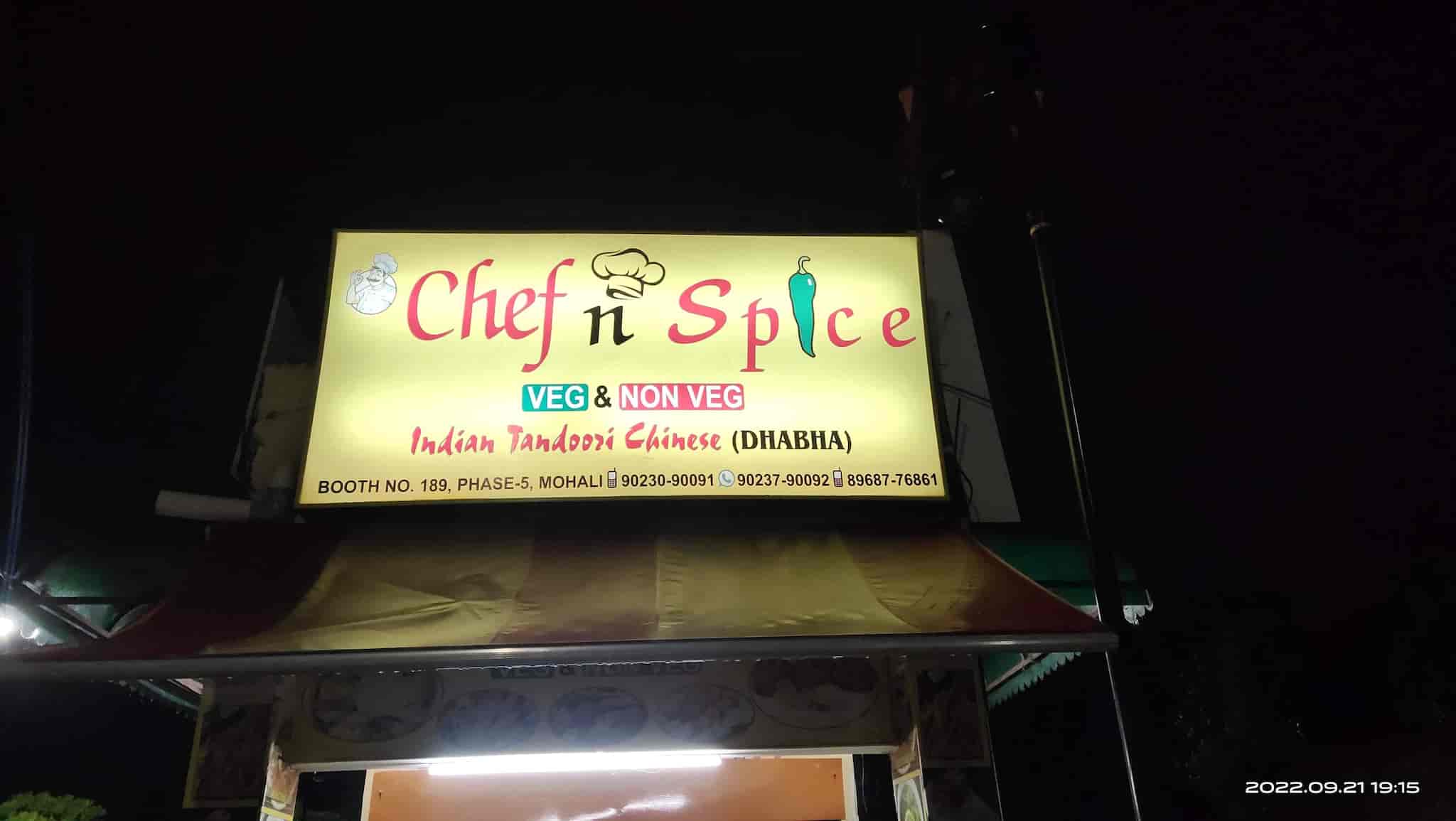 Chef N Spice in Phase 5 , Mohali,Chandigarh Order Food Online Best