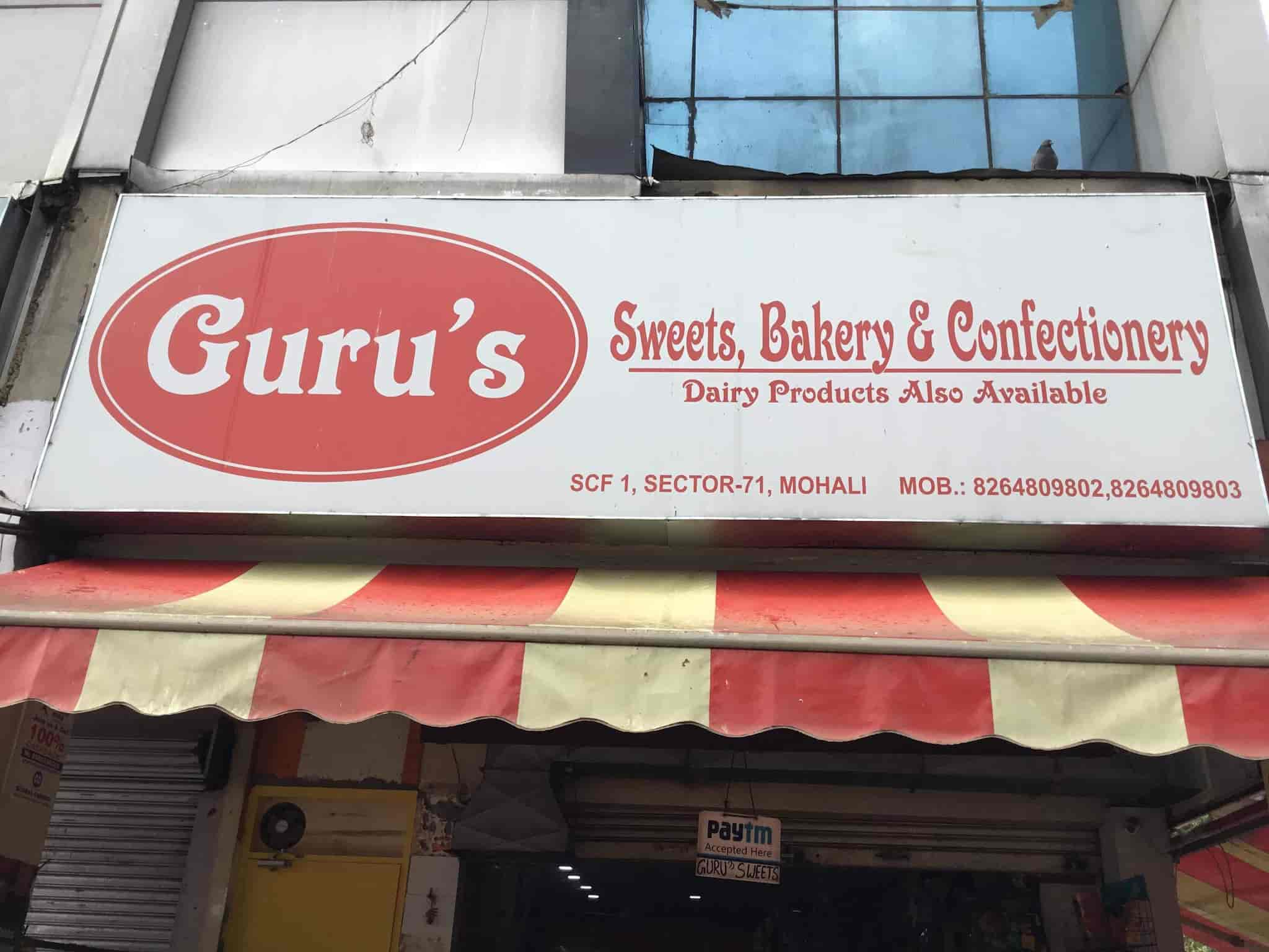 Guru Sweets in MOHALI SECTOR 71,Chandigarh Best Sweet Shops in