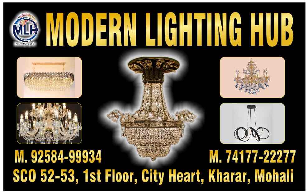 Modern Lighting Hub in Kharar,Chandigarh Best LED Light Dealers in