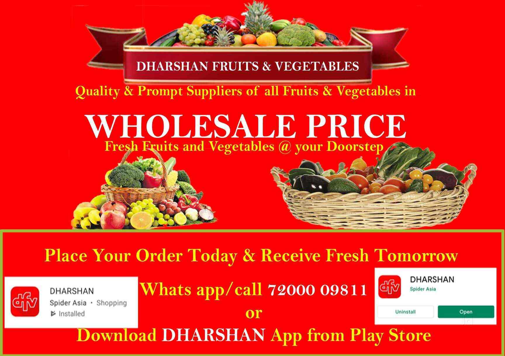 Dharshan Fruits And Vegetables Suppliers, Koyambedu Market Fruit