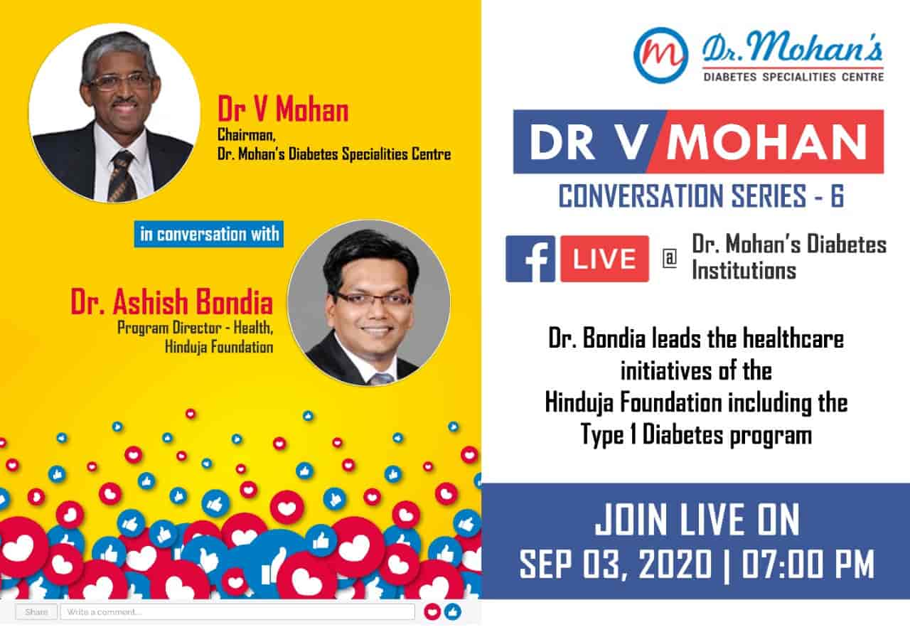 Find list of Dr. Mohan's Diabetes Specialities Centre in Pammal Dr