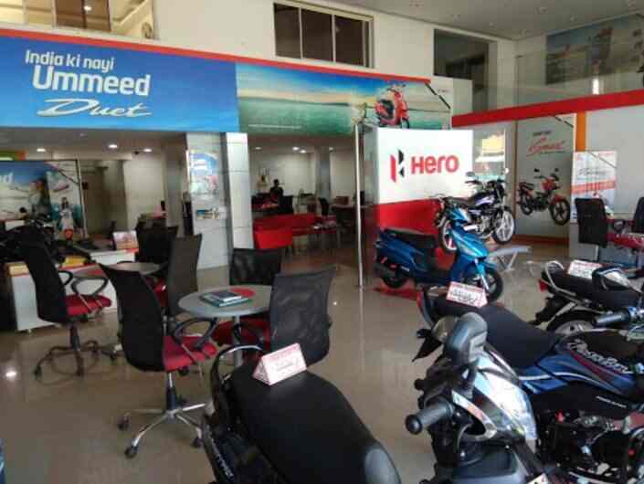 hero showroom in perambur
