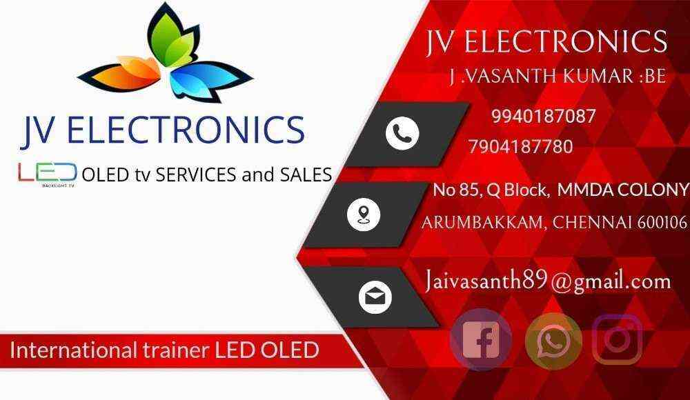 J V Electronics Arumbakkam Tv Repair Services In Chennai Justdial