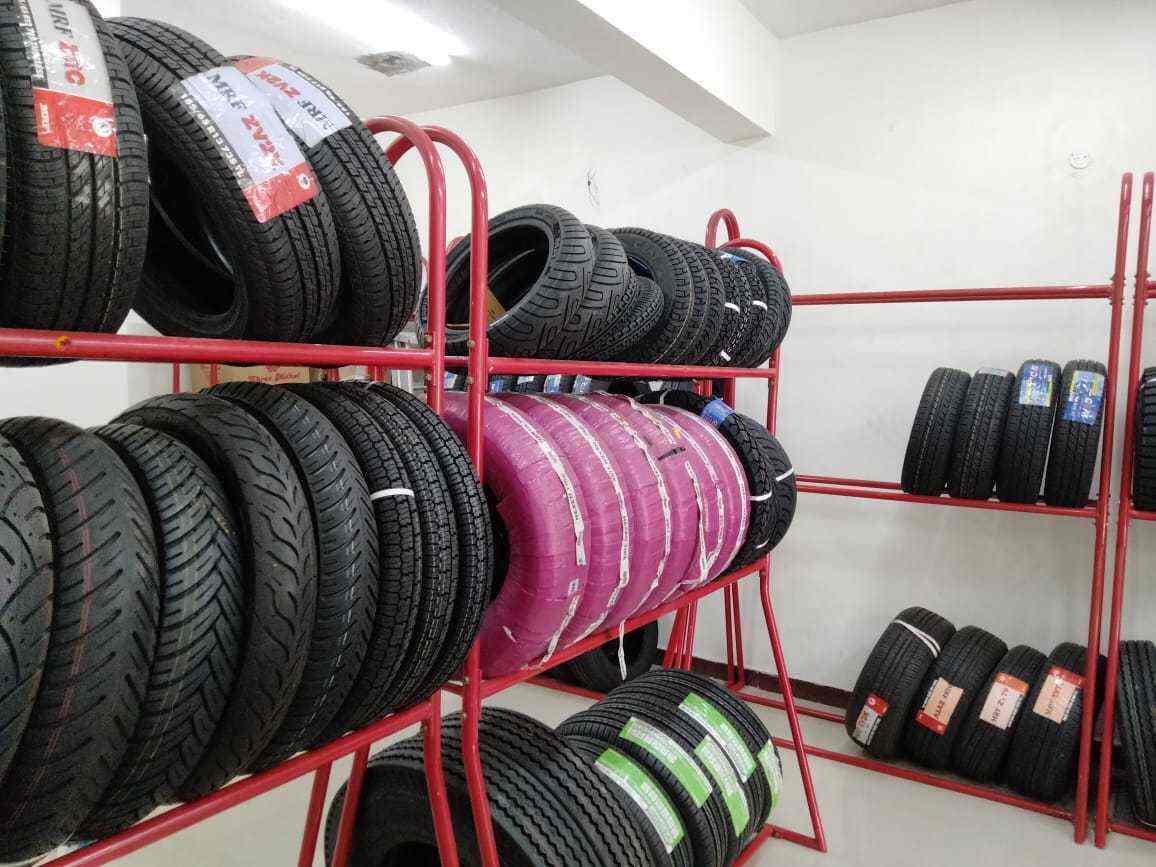 mrf wheel alignment and balancing near me