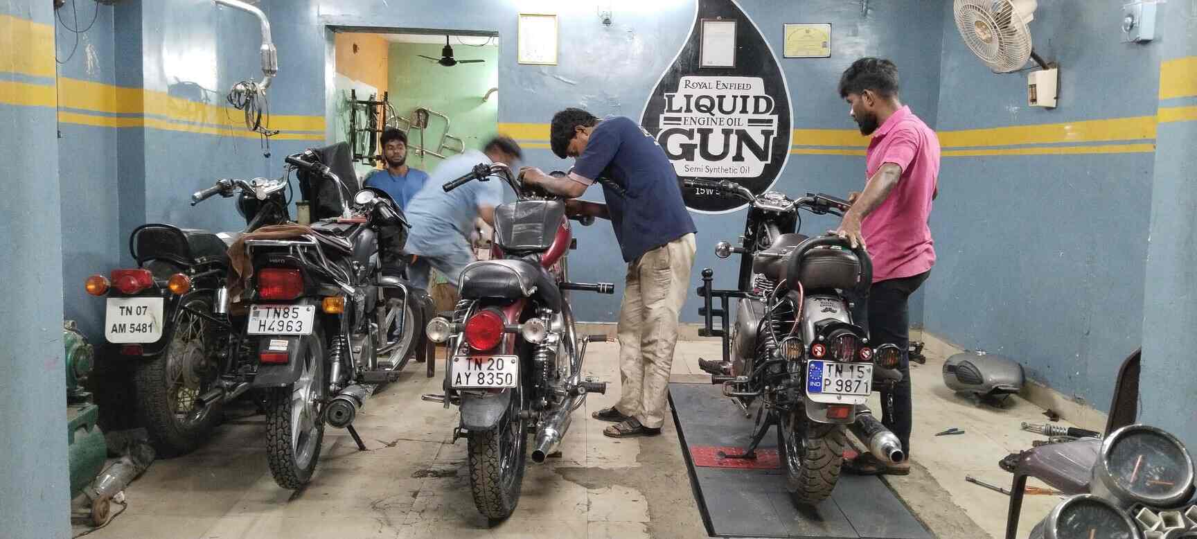 Bhavani Auto Works in Pallikaranai,Chennai Best YamahaMotorcycle