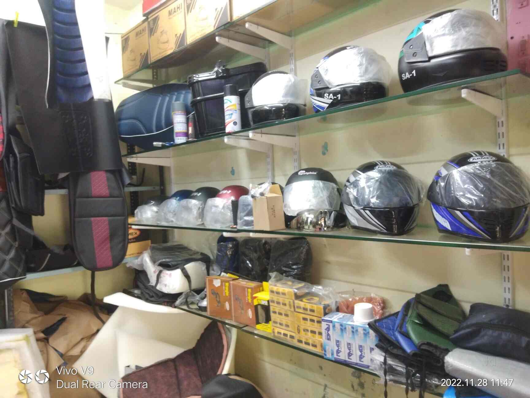 Bullet Lining Work in Choolaimedu,Chennai Best Helmet Dealers in