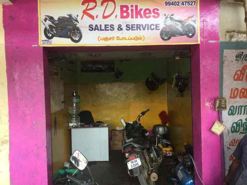 R D Bikes in Redhills Chennai Best Yamaha Second Hand Motorcycle