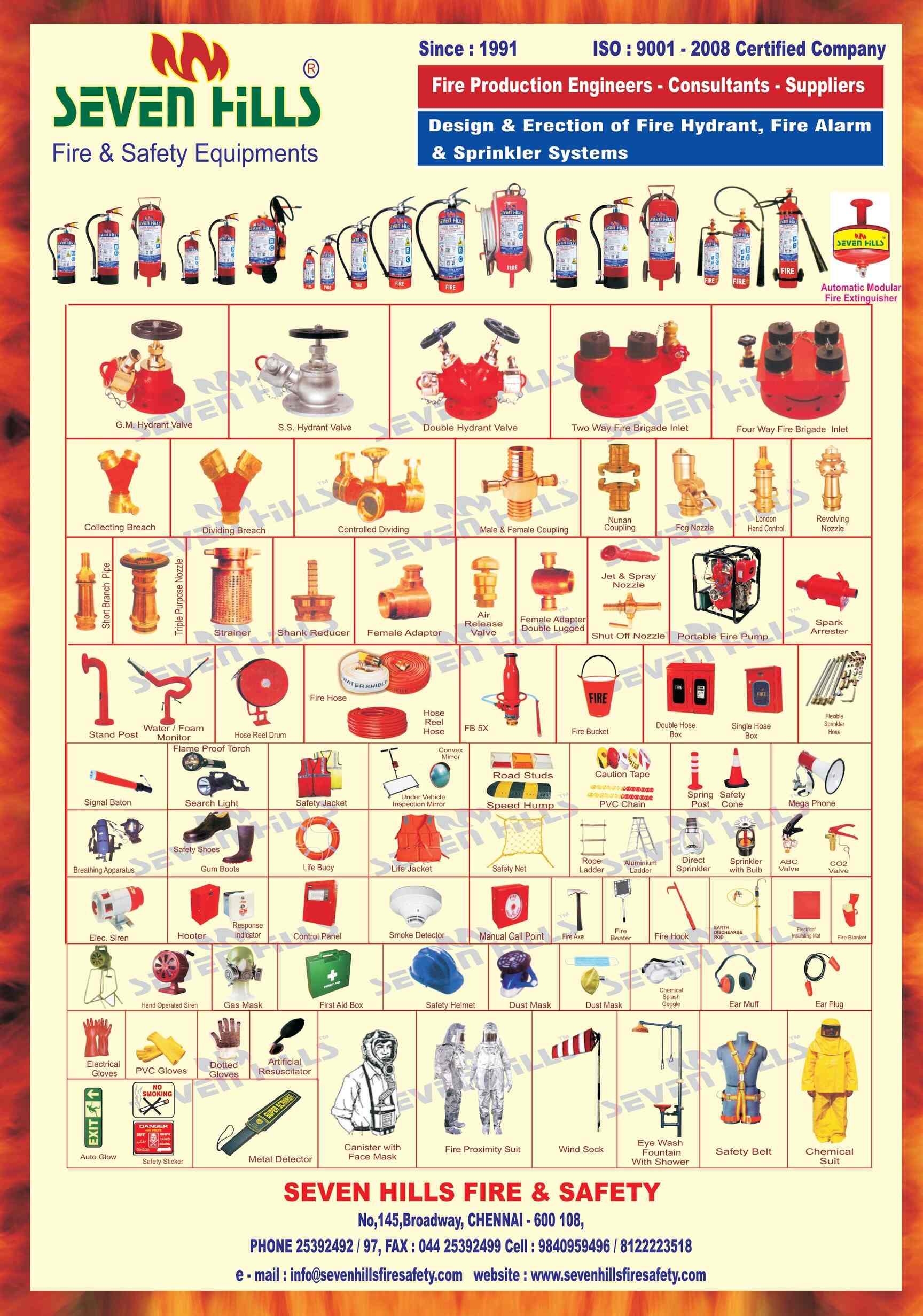 Top Fire Fighting Contractors in Chennai फायर फाइटिंग कॉन्ट्रैक्टर्स