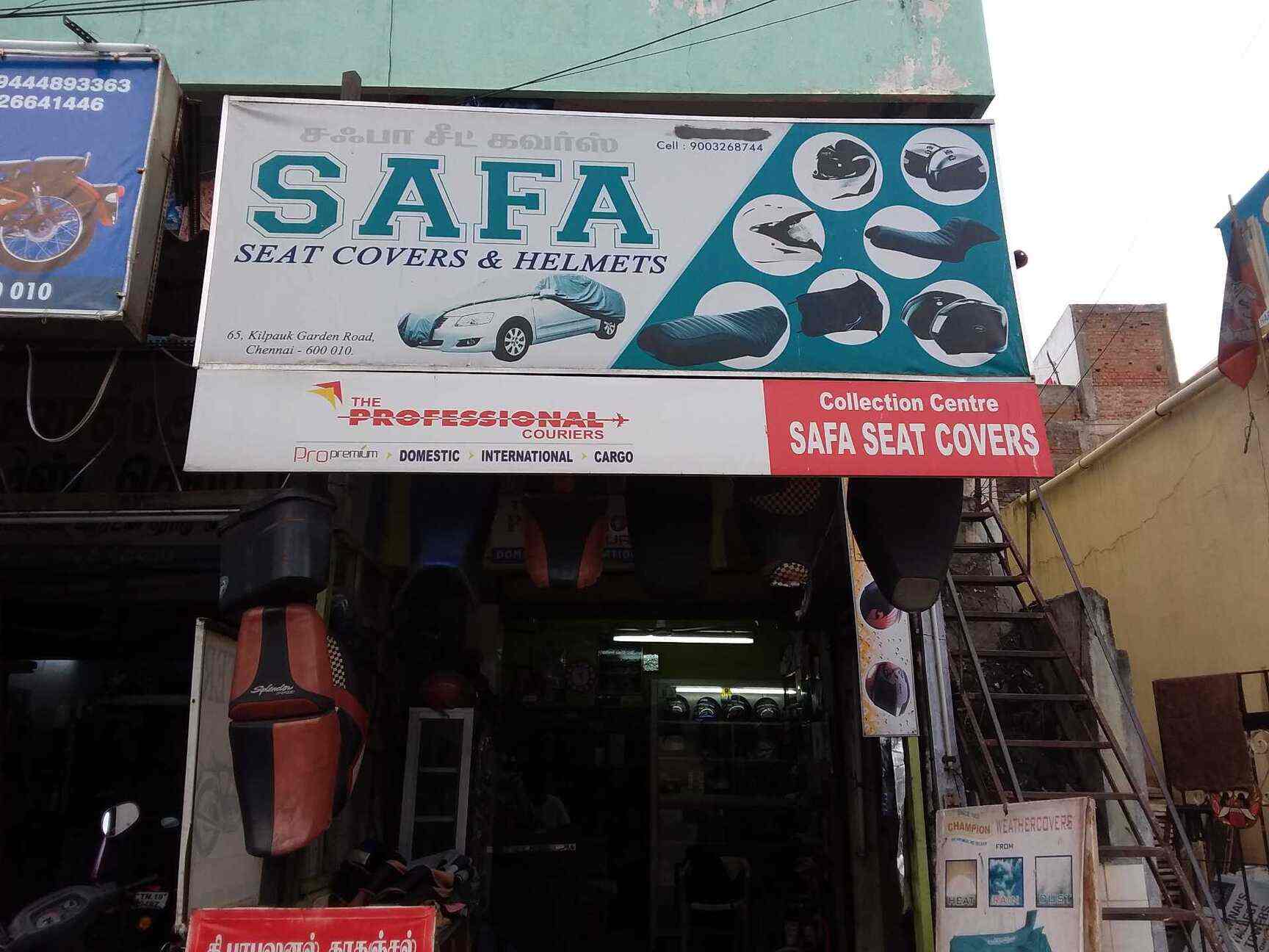 Safa Seat Covers & Helmets in Kilpauk,Chennai Best Car Seat Cover