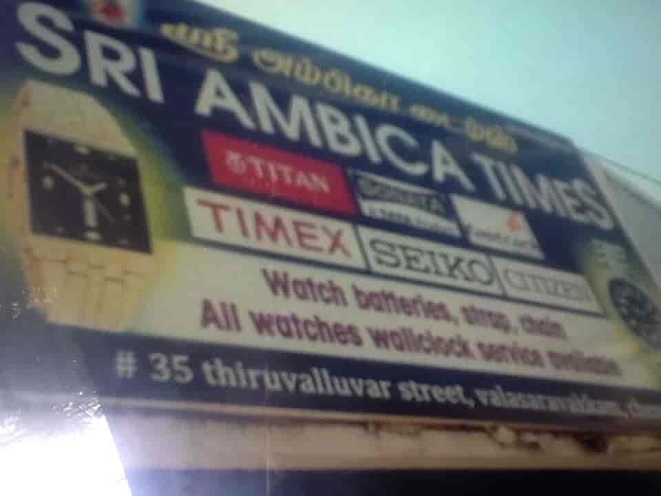 Sri Ambica Times in Valasaravakkam,Chennai Best Wrist Watch Strap