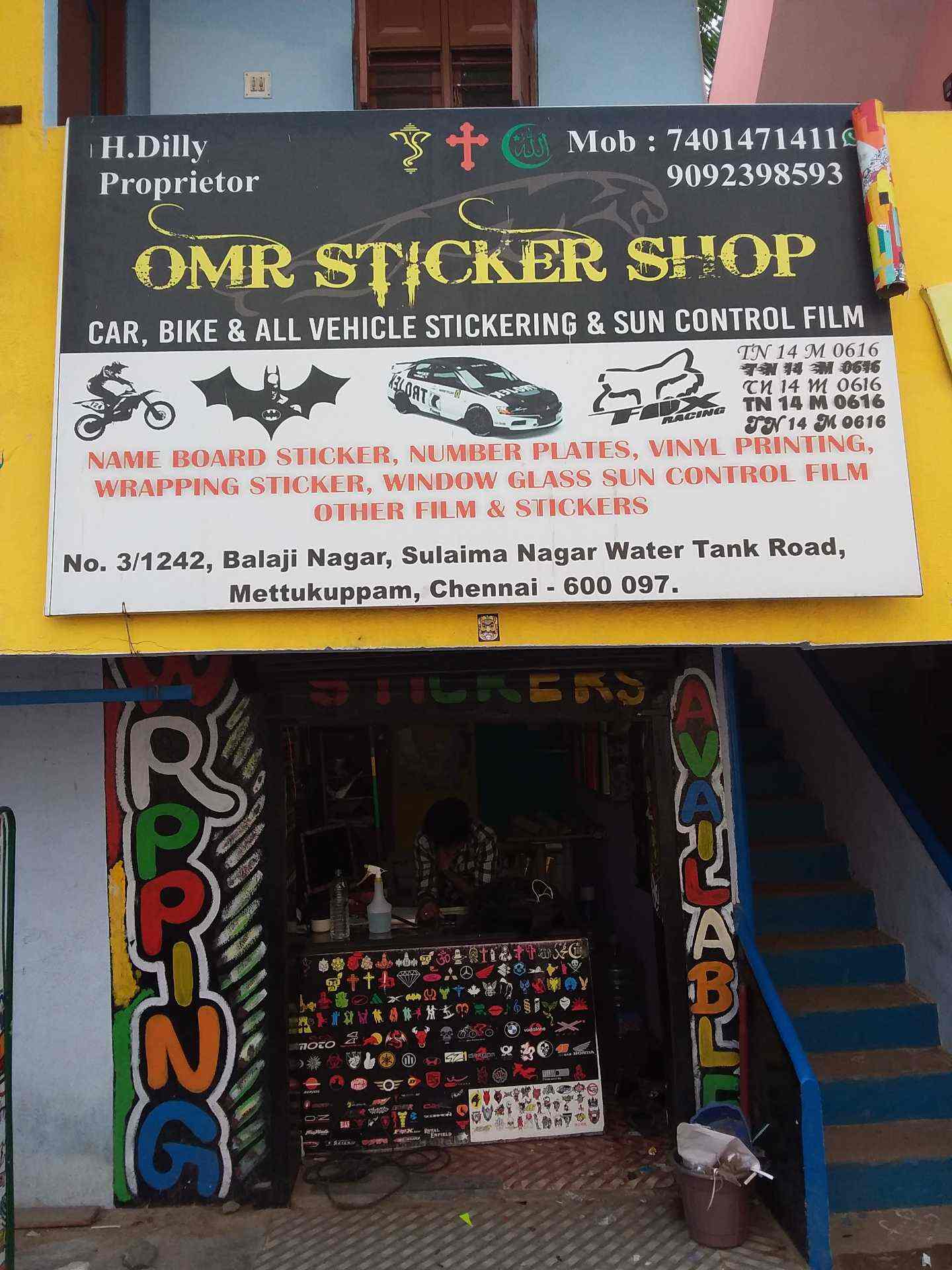 Omr Sticker Shop Photos Mettukuppam Okkiyam Thoraipakkam Chennai Pictures Images Gallery Justdial