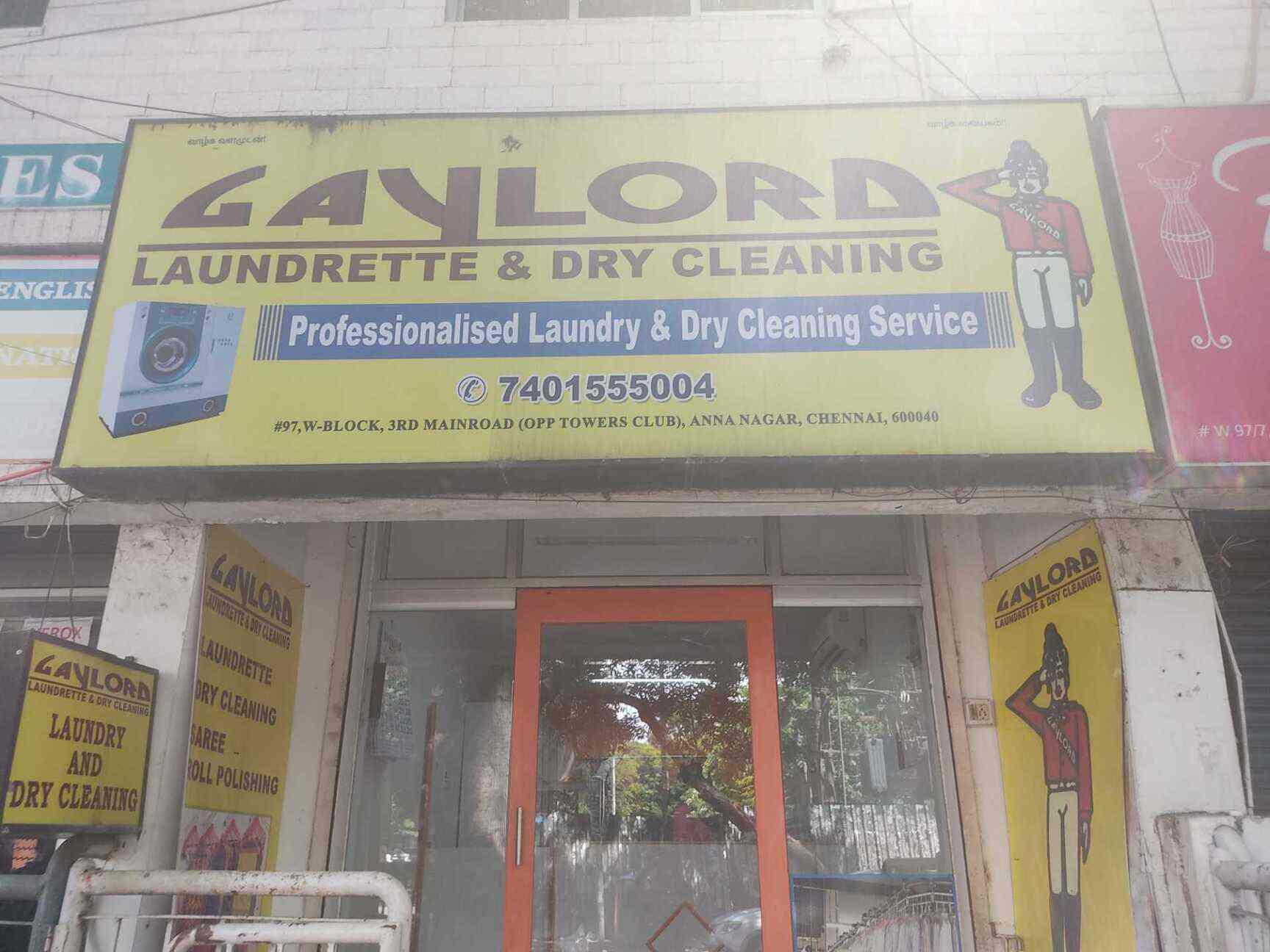 Gaylord Launderette & Dry Cleaning in Anna Nagar,Chennai Best Laundry