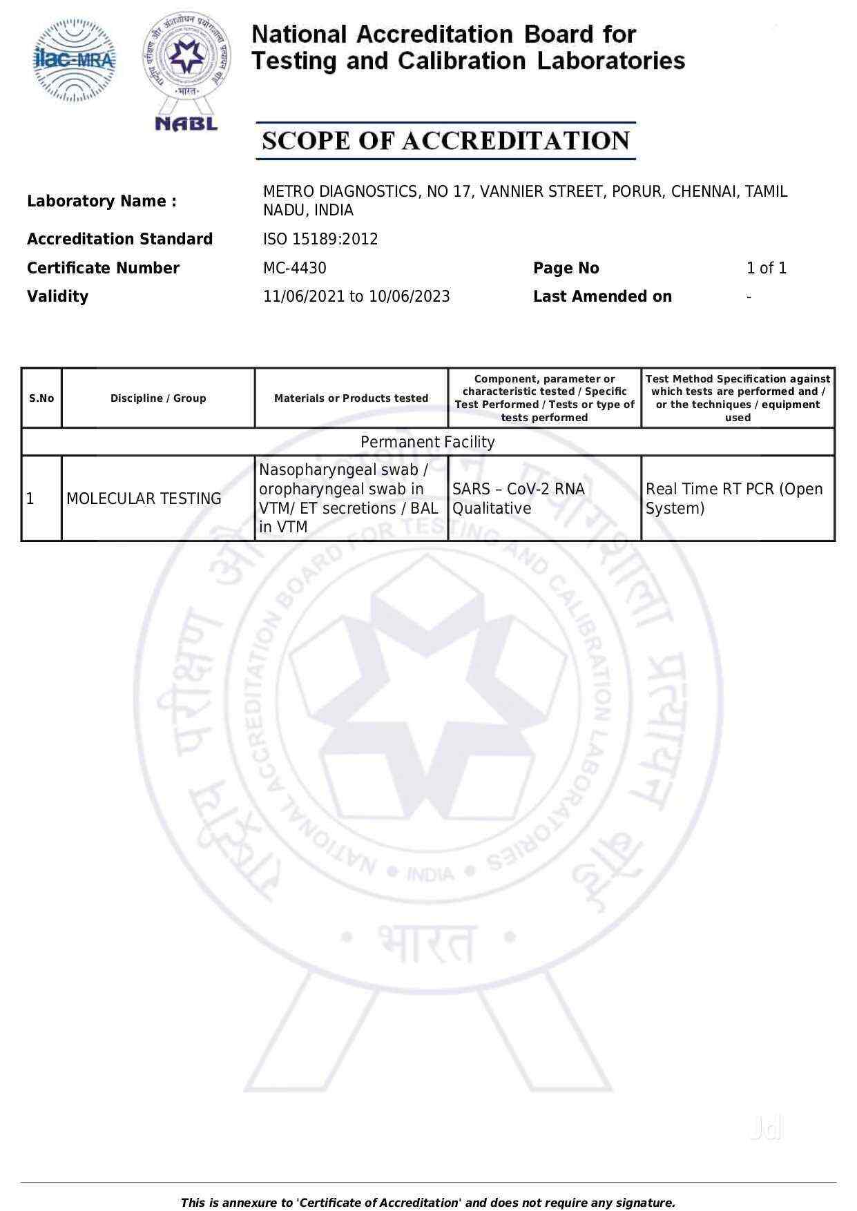 Metro Diagnostics, Porur Diagnostic Centres in Chennai Justdial
