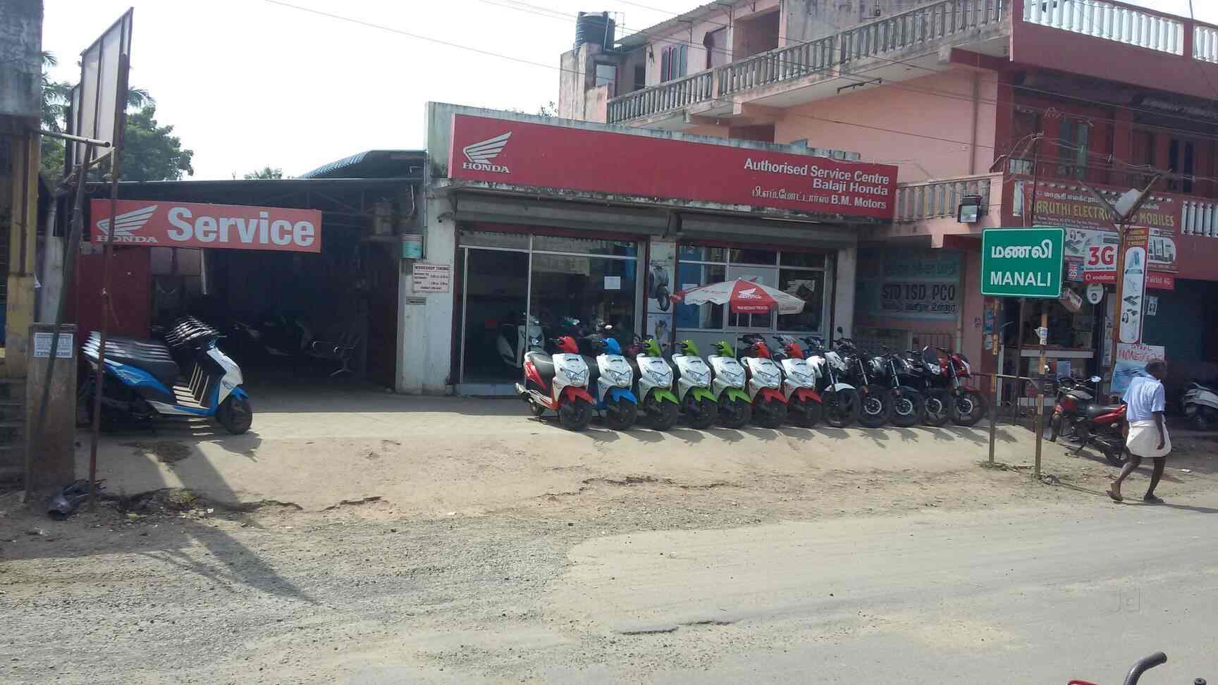 B M Motors in Manali,Chennai Best HondaMotorcycle Repair & Services