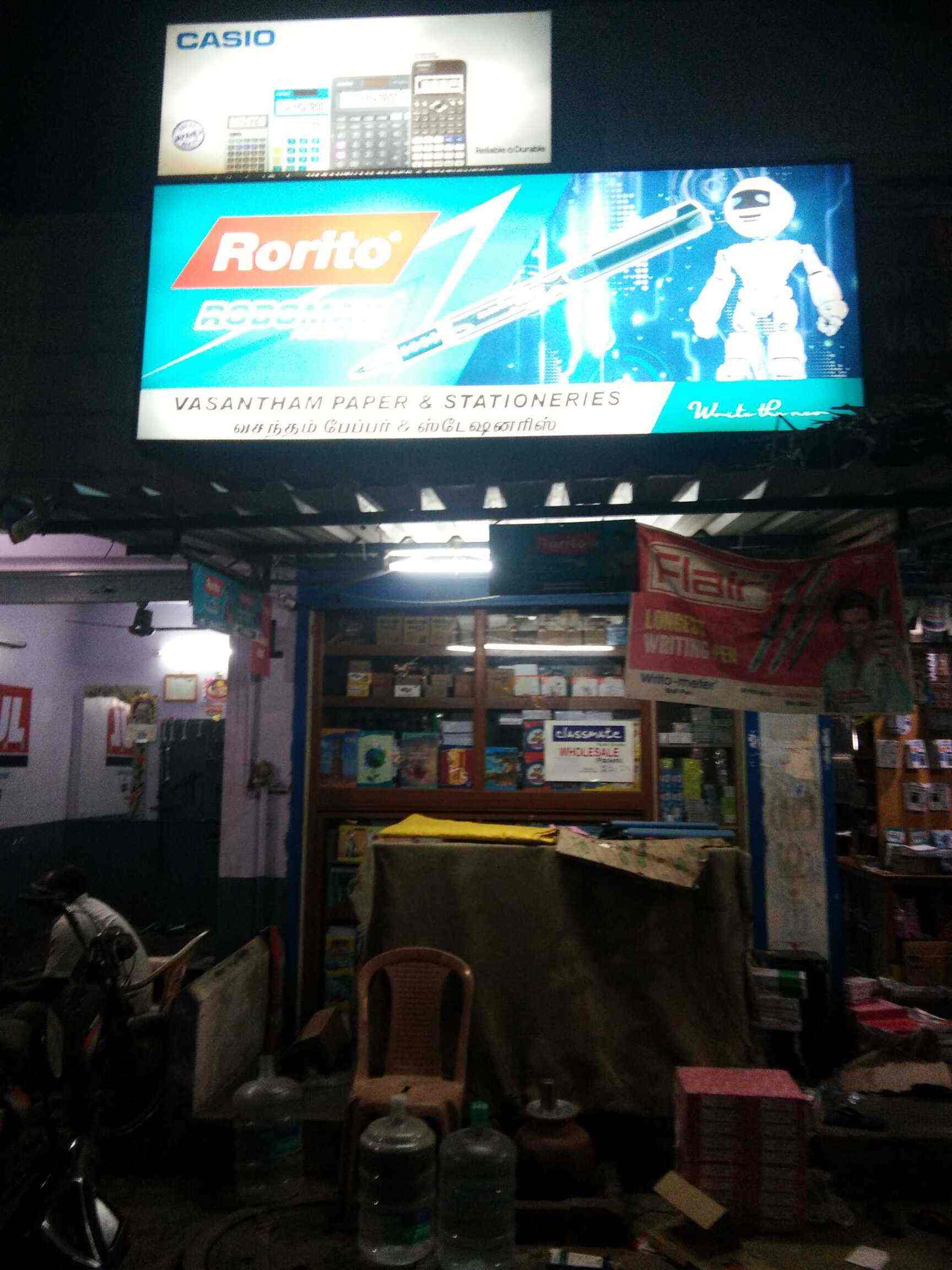 Vasantham Paper & Stationeries in Ambattur,Chennai Best Stationery